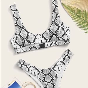 Brand New Snake Skin Bikini Swimsuit